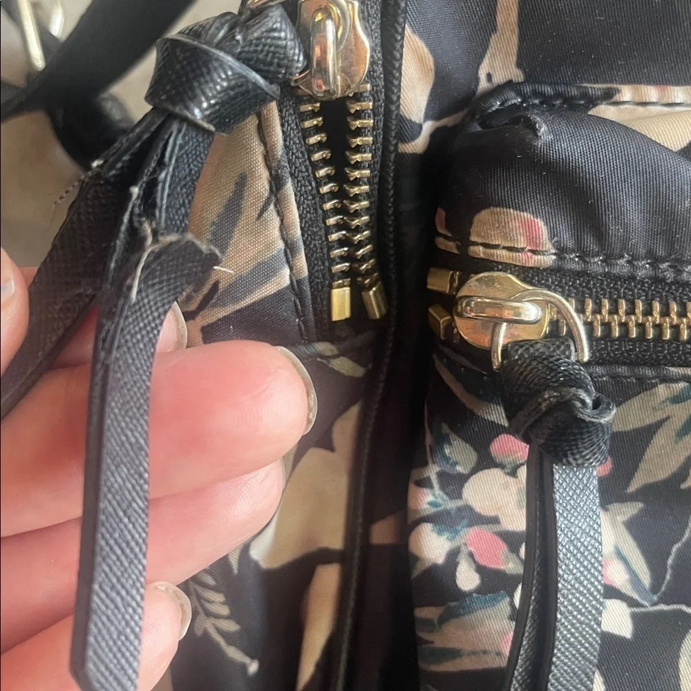 Kate Spade Floral Bradley Back pack as is